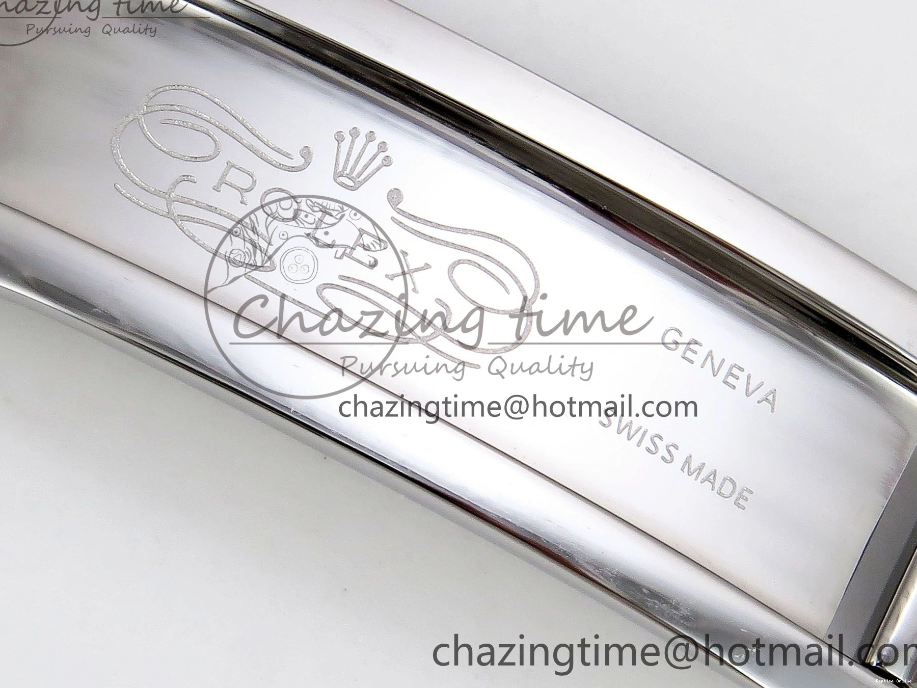 0516 FreshLook DayDate 40 SS JDF 904L Steel Gray Stick Dial on President Bracelet VR3255 V3 (Gain Weight) 1446